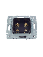 BRITE Аудиорозетка 4-местная РА10-БрГ графит IEK