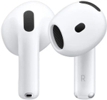 Наушники Apple AirPods 4 A3050,A3053,A3058, Bluetooth, вкладыши, белый [mxp63za/a]
