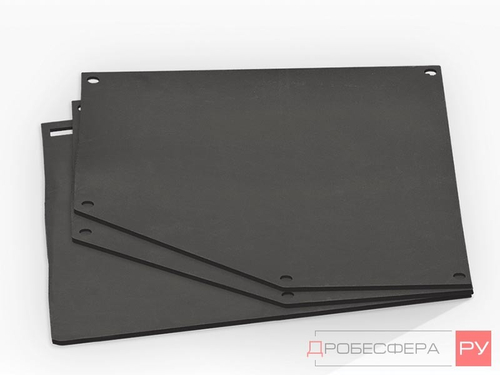 Резиновая облицовка для пескоструйной камеры CAB-110 с проходными дверями арт. 10115808