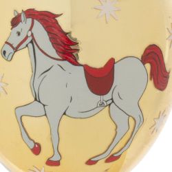 GAEM Украшение новогоднее "Воздушный шарик с лошадкой", L7 W7 H11 см