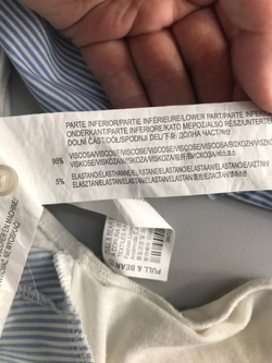 Рубашка-боди Pull&Bear в полоску, маркировка L, визуально на 48 размер