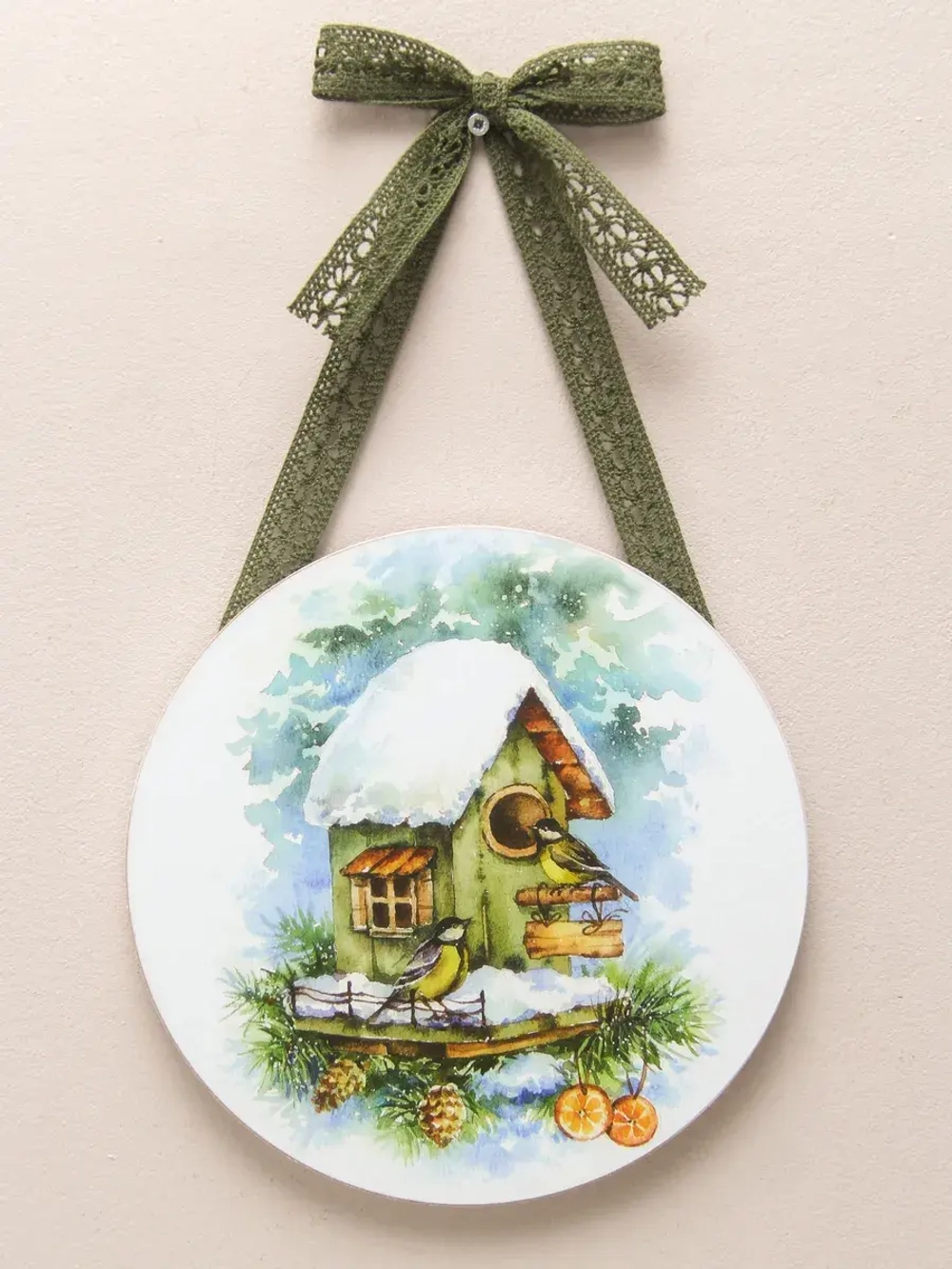 Панно на стену новогоднее на ленте