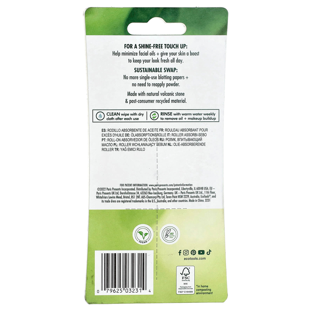 EcoTools, Маслоабсорбирующий ролик, 1 ролик