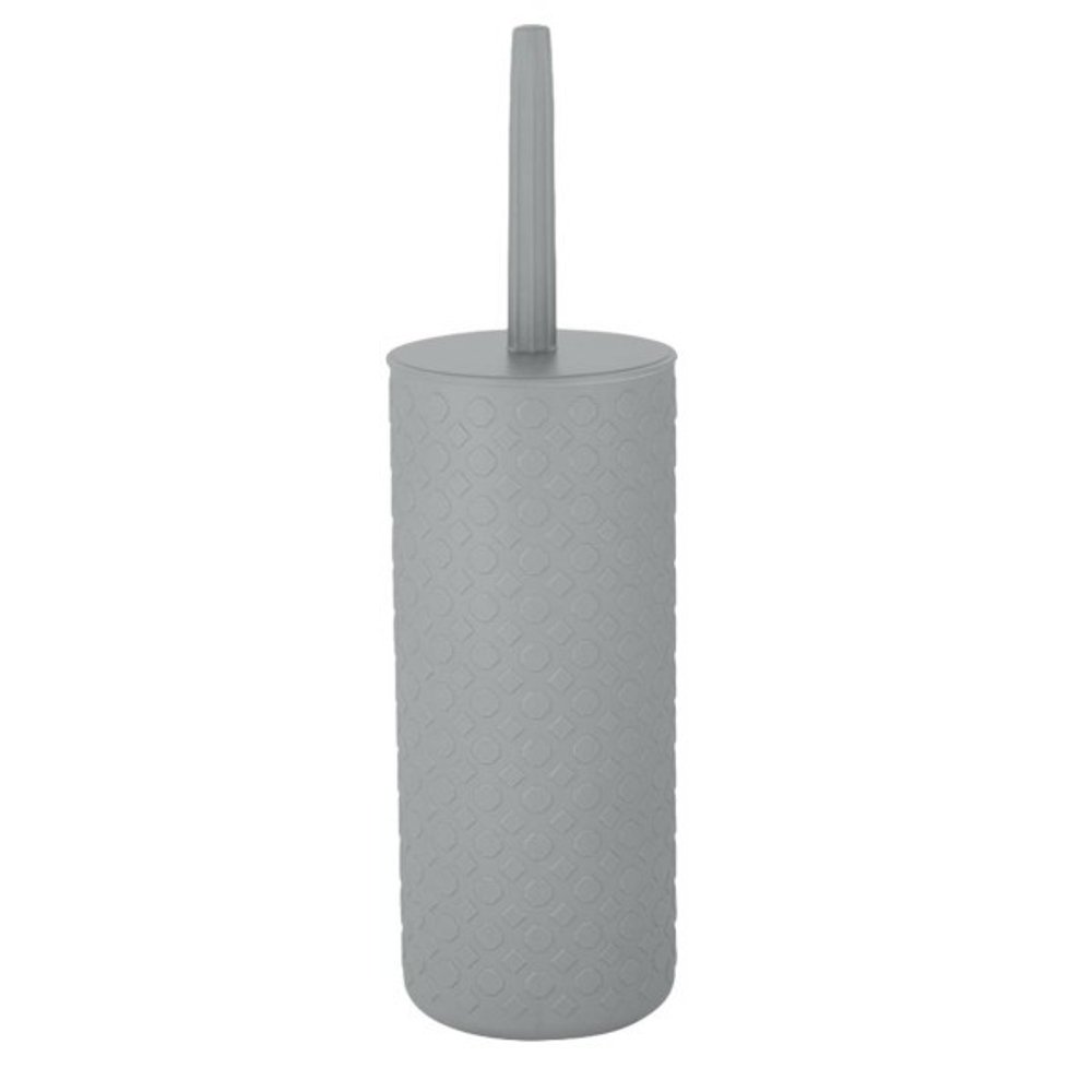 Комплект WC Plast Team STOCKHOLM (подставка + ёршик) серый шторм