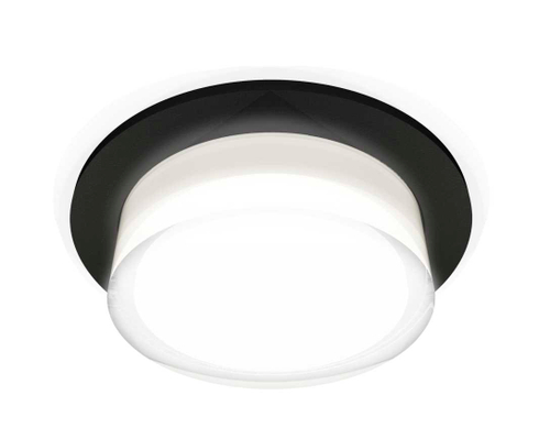 Комплект встраиваемого светильника Ambrella light Techno Spot XC7622043 SBK/FR/CL черный песок/белый матовый/прозрачный (C7622, N7160)