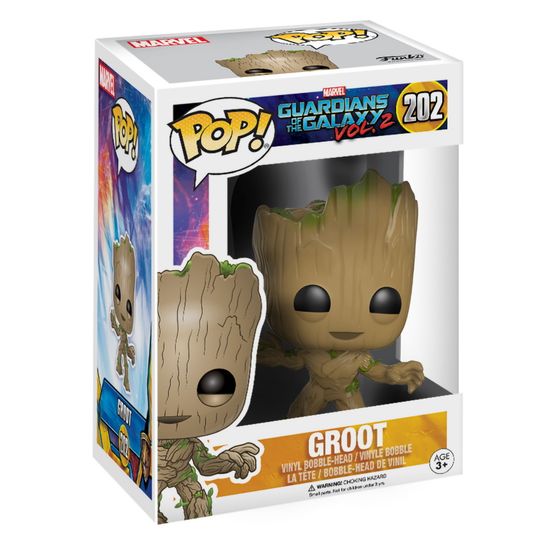 Фигурка Funko POP! Bobble Marvel Guardians Of The Galaxy 2 Groot 13230