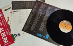 Винтажная виниловая пластинка ABBA АББА The Album (Japan 1978) (Red Obi) NM