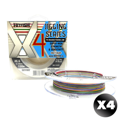 Плетенка HITFISH X4 Jigging series 150м (Multi)
