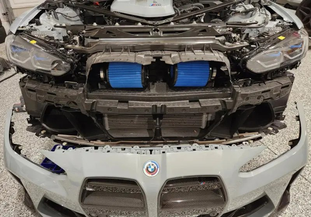 Система холодного впуска BMS Elite Performance Front Mount Intake - Blue - G8X S58