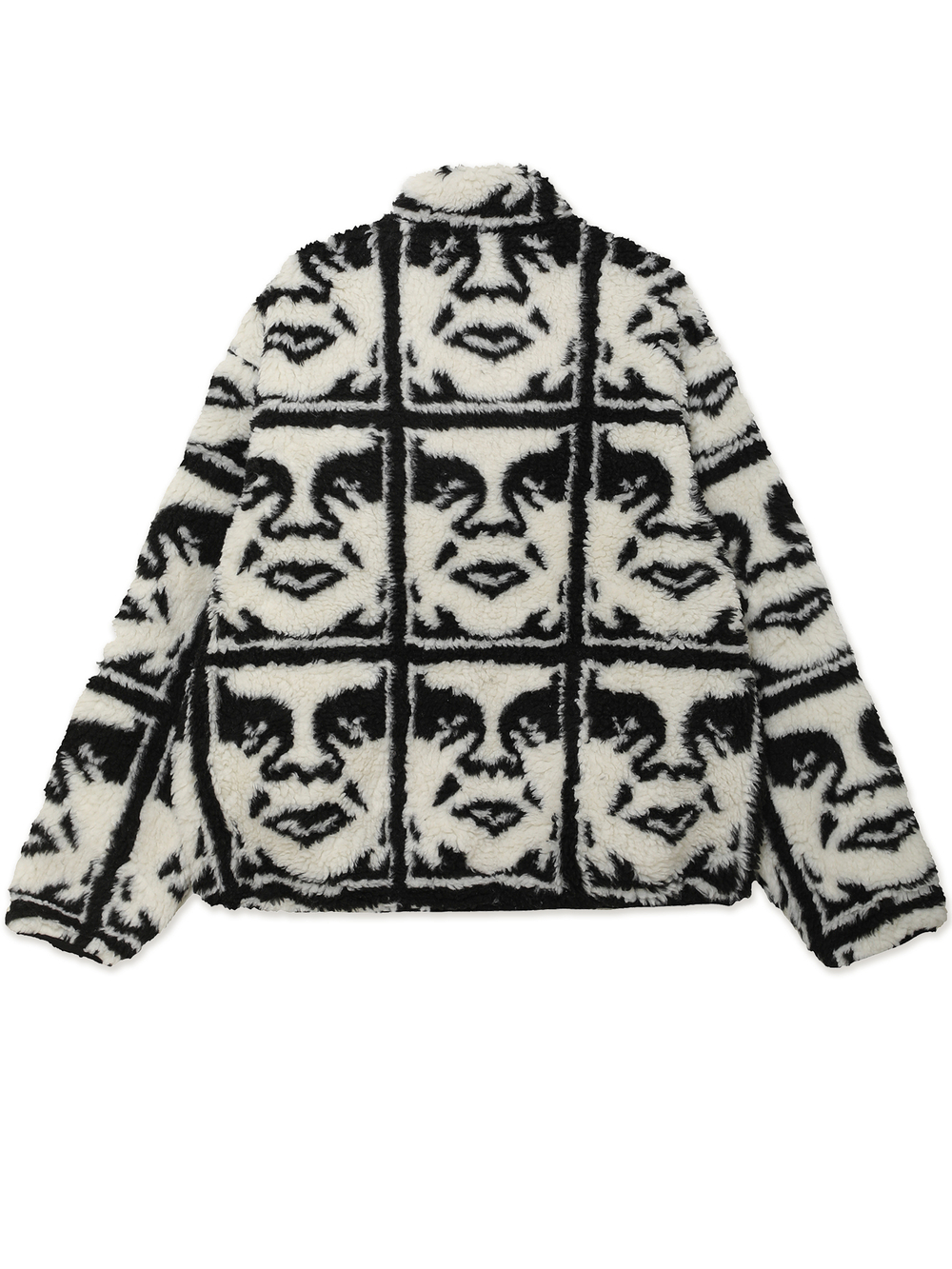 Куртка Флисовая Obey Repeated Icon Sherpa Jacket