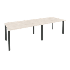 Onix Стол переговорный O.MP-PRG-2.3 Денвер Светлый/Металл Антрацит 2760*980*750