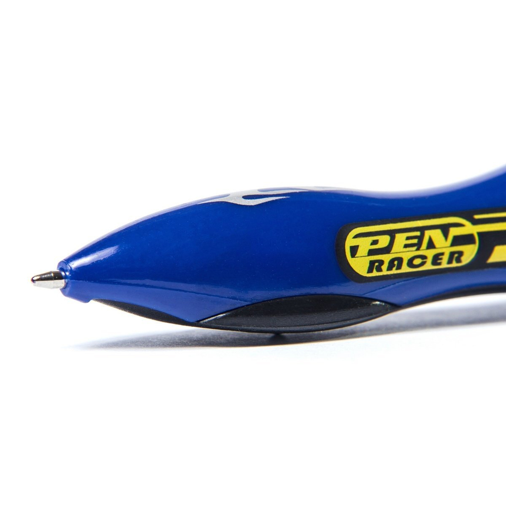 Ручка подарочная шариковая Alingar "Car-pen", 0,7 мм, синяя, автоматическая, фактурный, цветной, пла