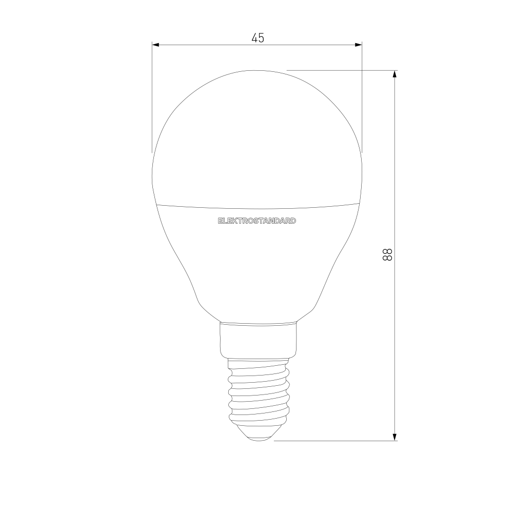 Светодиодная лампа Mini Classic LED 9W 6500K E14 BLE1444