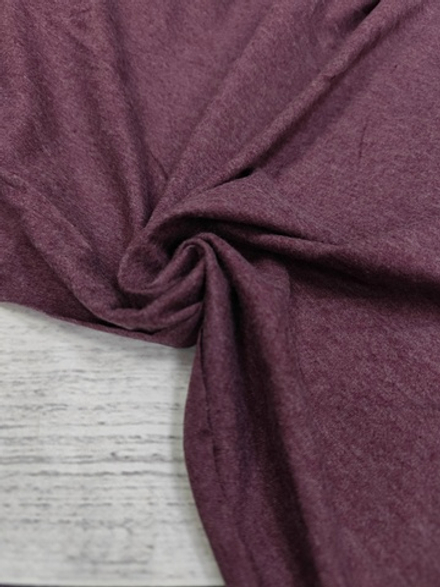 Кулирка с лайкрой Тур / Бордовый меланж