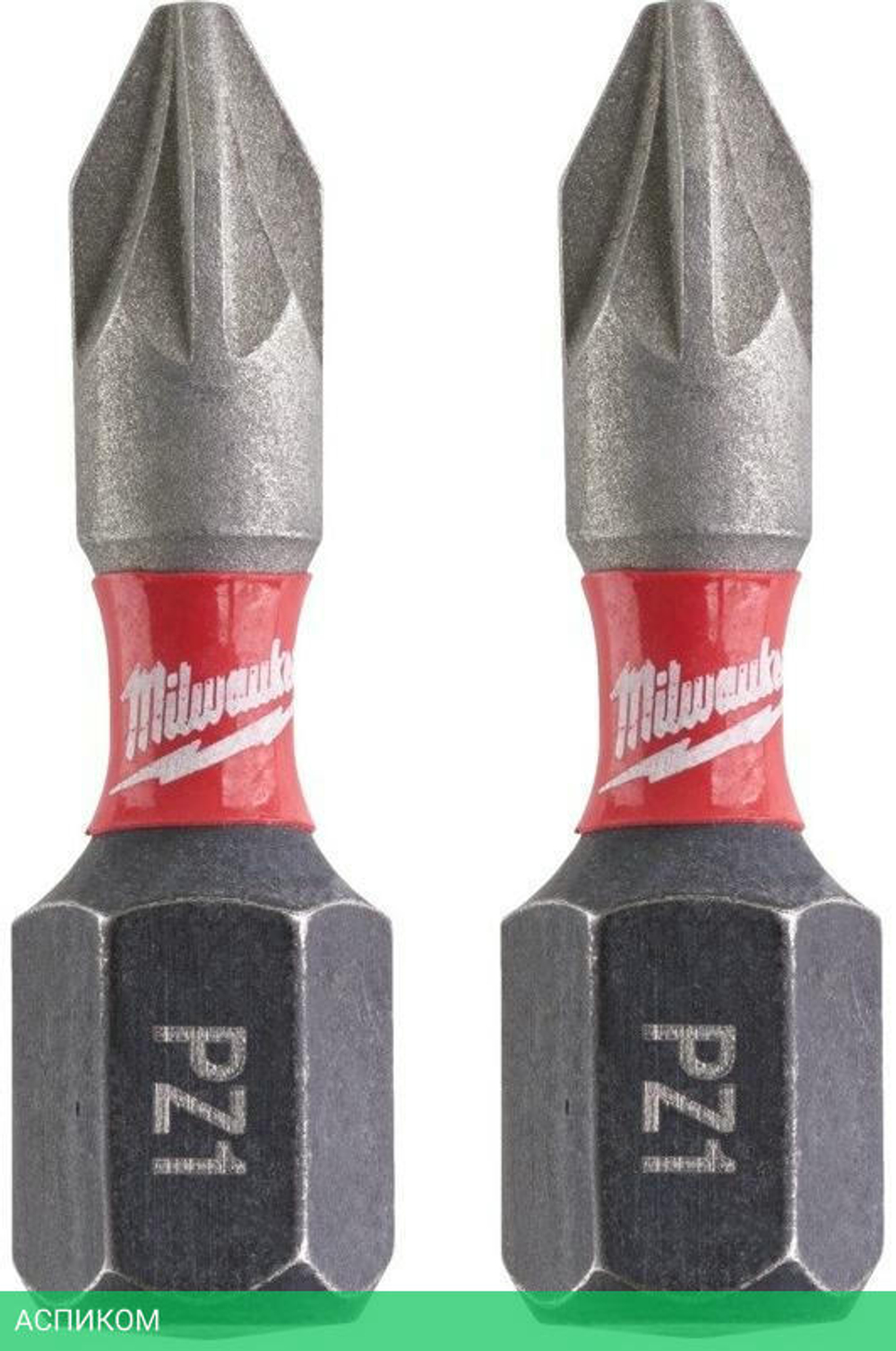 Бита Milwaukee Shockwave PZ1 25мм 2шт (4932430860)