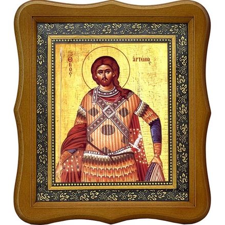 Артемий Антиохийский Святой великомученик. Икона на холсте.
