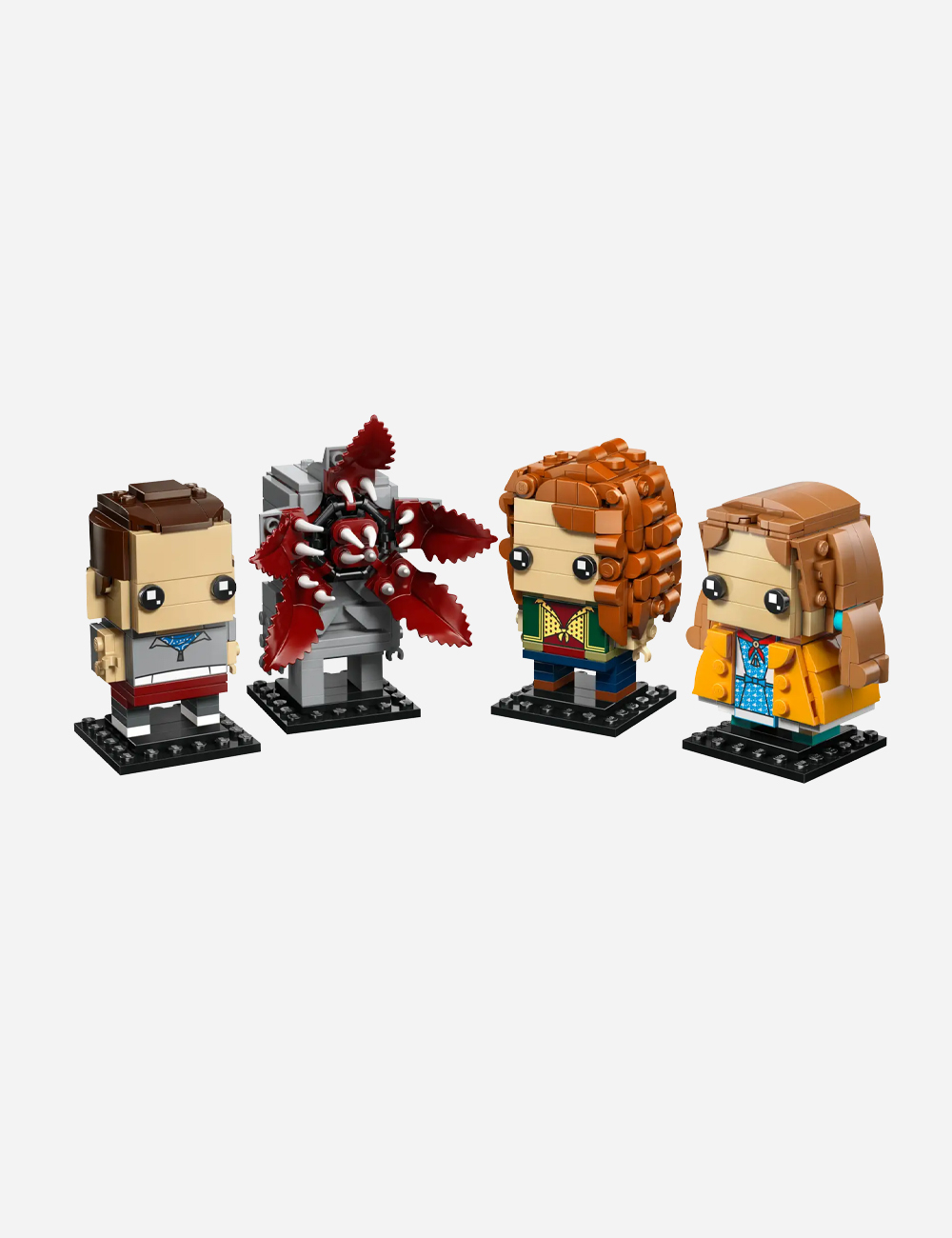 Lego x Stranger Things BrickHeads "Ell, Max, Demogorgon and Holly figures"