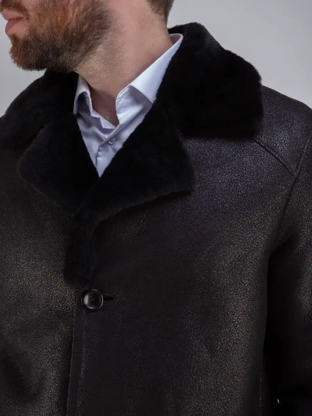 Дубленка натуральная зимняя