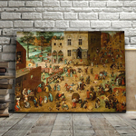 "Игры детей", художник Брейгель, картина