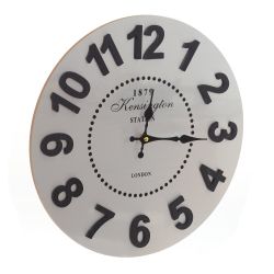 GAEM Часы настенные декоративные, L40 W1,5 H40 см, (1xАА не прилаг.)