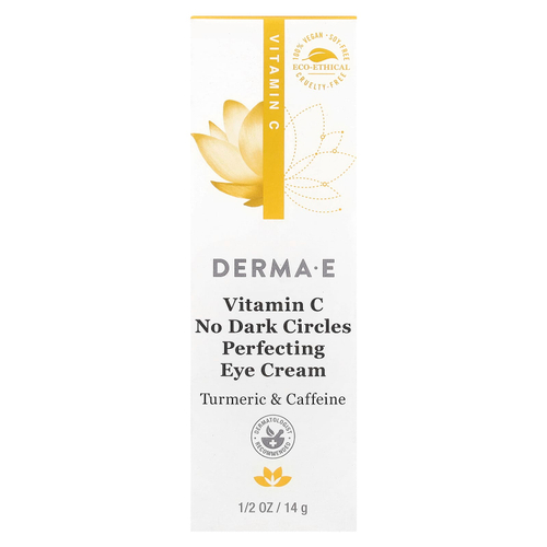 DERMA E, крем с витамином С от темных кругов под глазами, 14 г (0,5 унции)