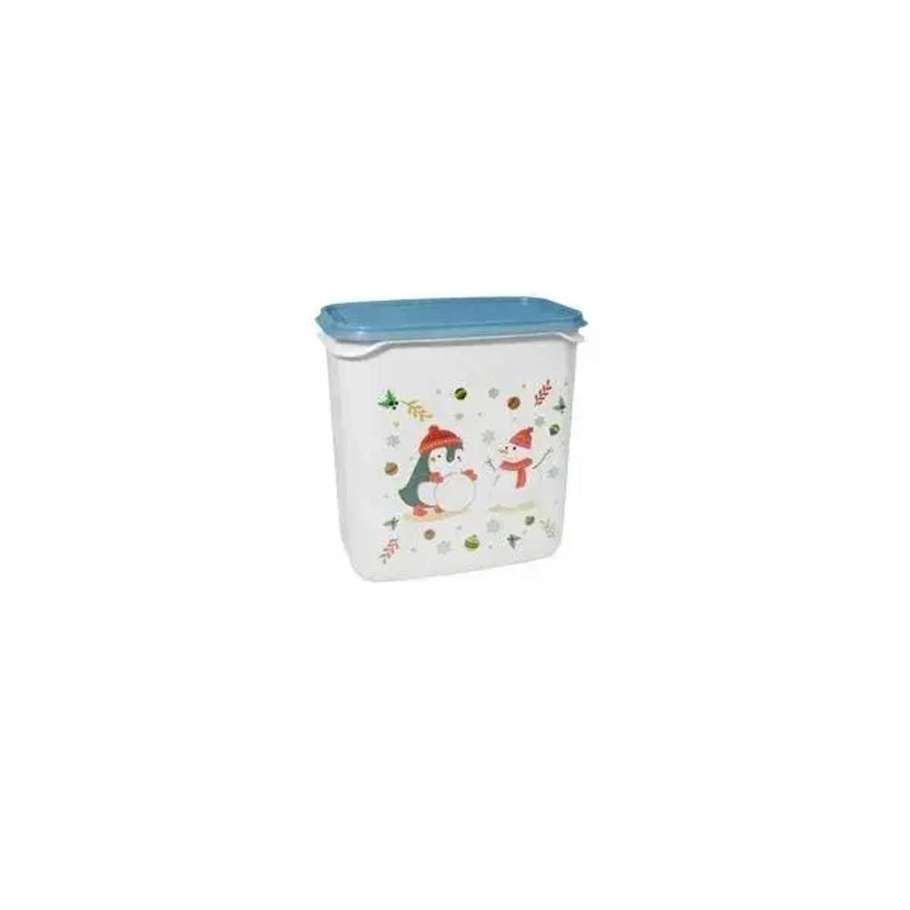 Контейнер Christmas 1,5 л (васильковый)