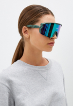 Спортивные очки с диоптриями HILX Samurai / Matt Solid Seaweed Green / Green Polarized Lens + Clear Lens