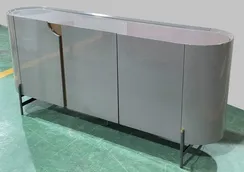 Комод 9686 180х80 см, серый глянец