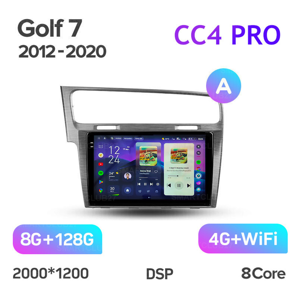 Teyes CC4 Pro 10,2" для Volkswagen Golf 2012-2020