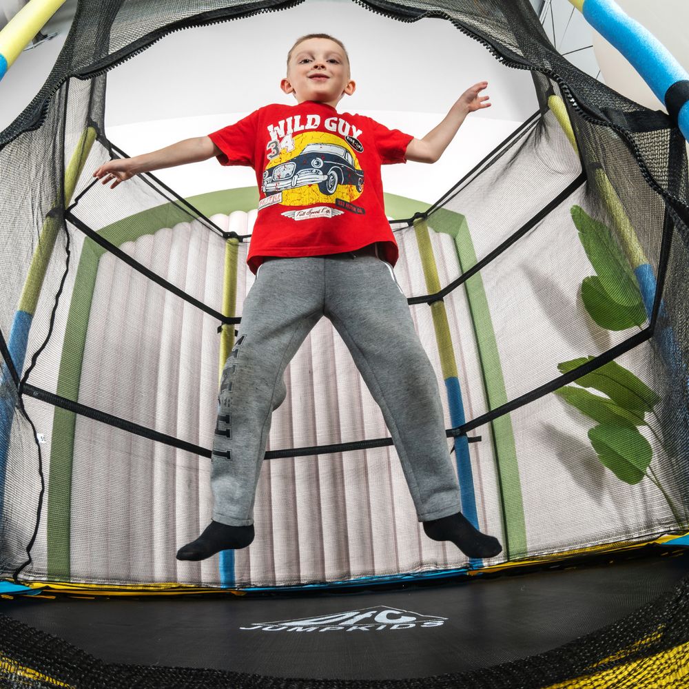 Батут DFC JUMP KIDS 55&amp;quot; желто-синий