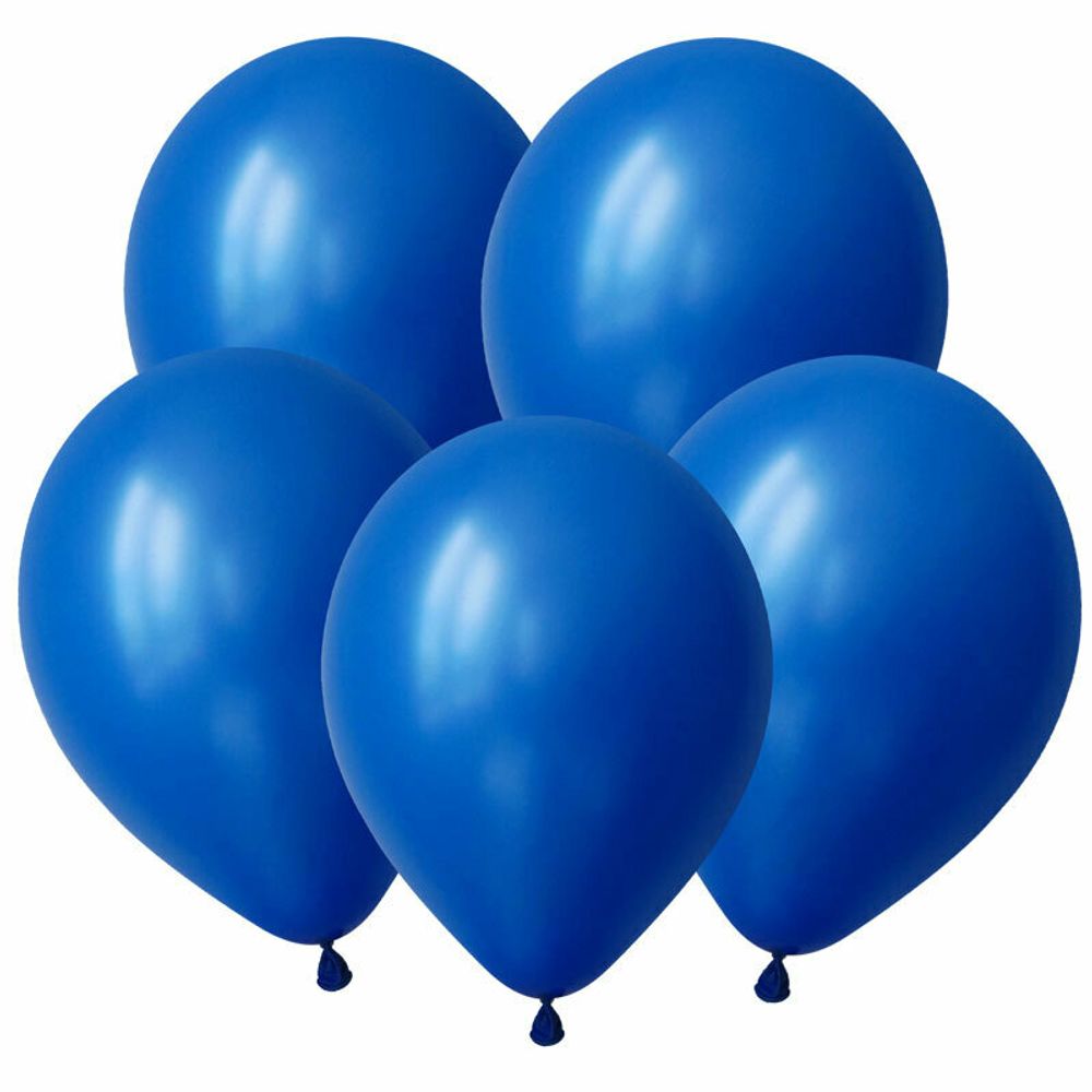 Шар 12&quot; Синий, Пастель (Яркий Синий) / Navy blue деко