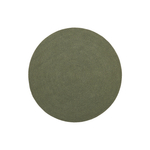Despas Зеленый круглый ковер из синтетических волокон