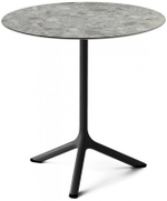 Стол ламинированный обеденный складной Scab Design Tripe Folding, черный, зернистый