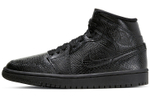 Кроссовки Jordan Air Jordan 1 Mid "Black Snakeskin" (Женская размерная сетка)