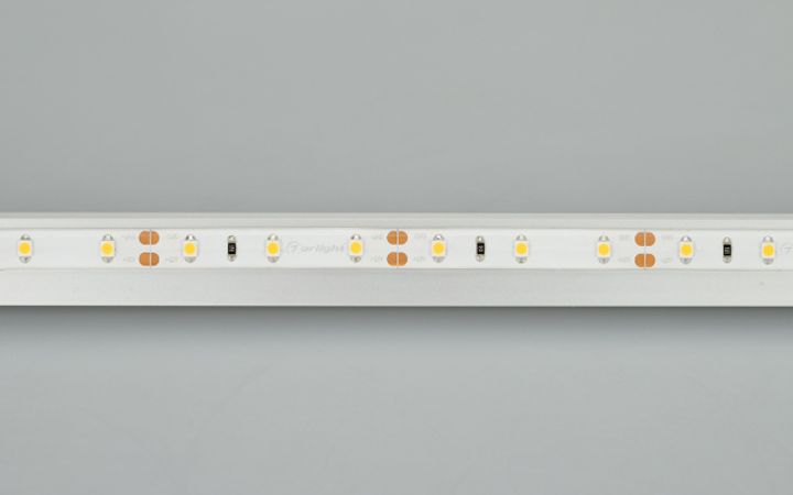 Светодиодная влагозащищенная лента Arlight 4,8W/m 60LED/m 3528SMD теплый белый 50M 024566(2)