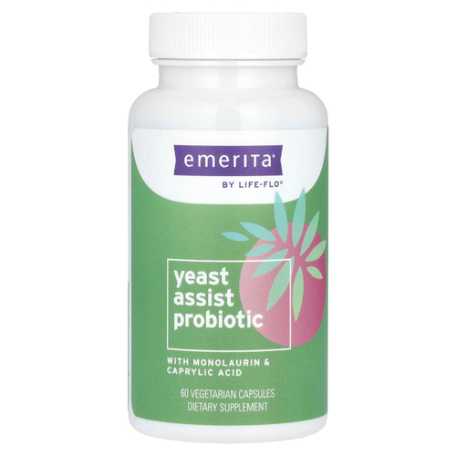 Emerita, Пробиотик Yeast Assist, 60 вегетарианских капсул