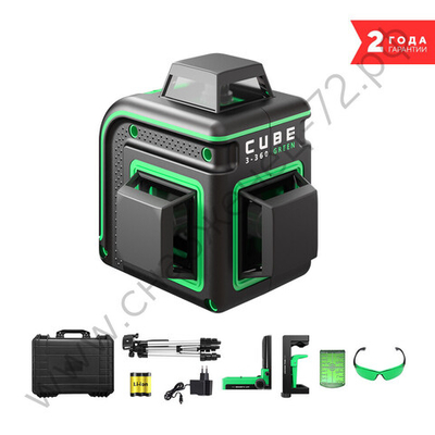 Лазерный уровень ADA CUBE 3-360 GREEN ULTIMATE EDITION