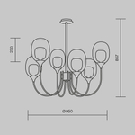 Подвесной светильник Maytoni MOD016PL-06BS
