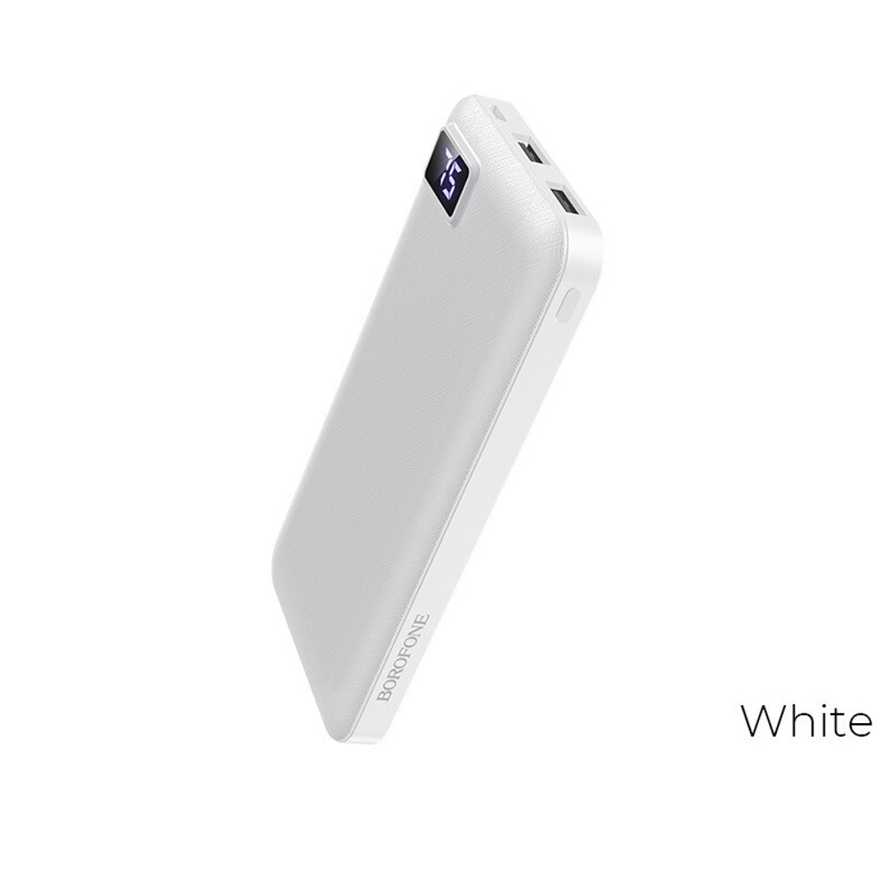Портативный аккумулятор BOROFONE BT22 10000 mAh (белый)
