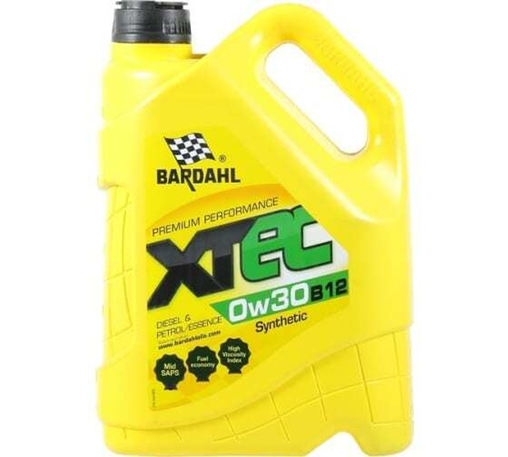 BARDAHL XTEC 0W30 B12 Масло моторное синтетическое 5L