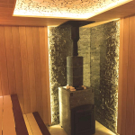 Печь банная "Атмосфера L" в облицовке "Талькохлорит"