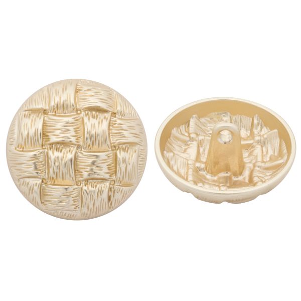 Пуговицы металл на ножке 36L=23 мм, M.Gold (матовый золотой), 10 шт, MP03