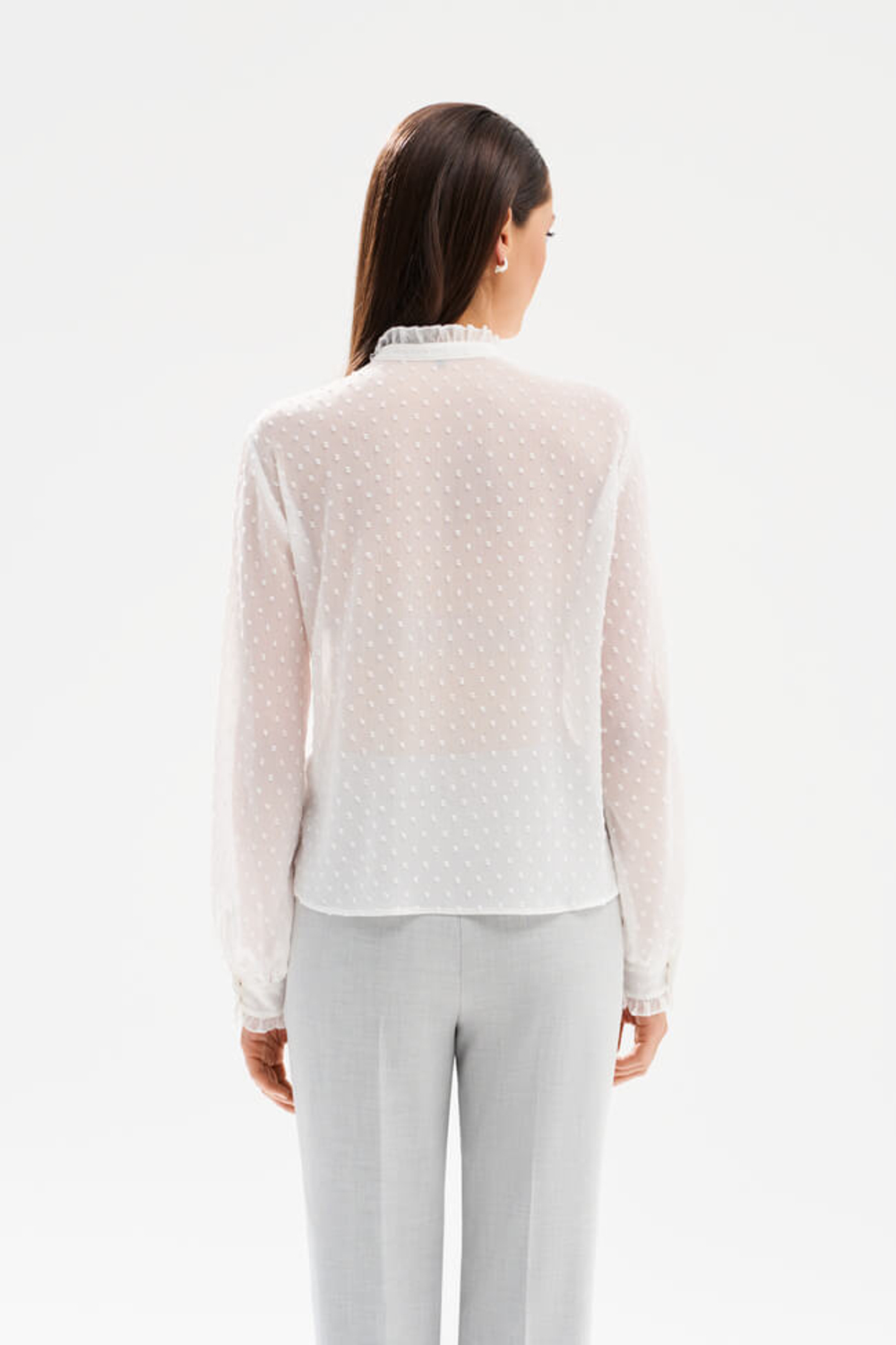 23575 Блузка женская (молочный)