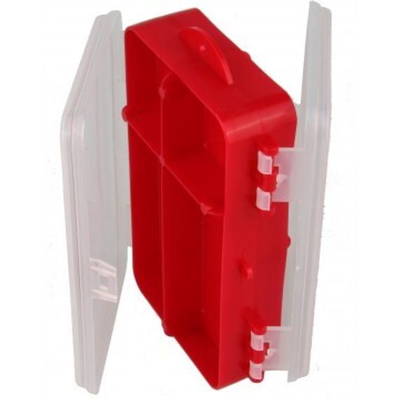 Коробочка для оснастки Helios двухсторонняя (красная)