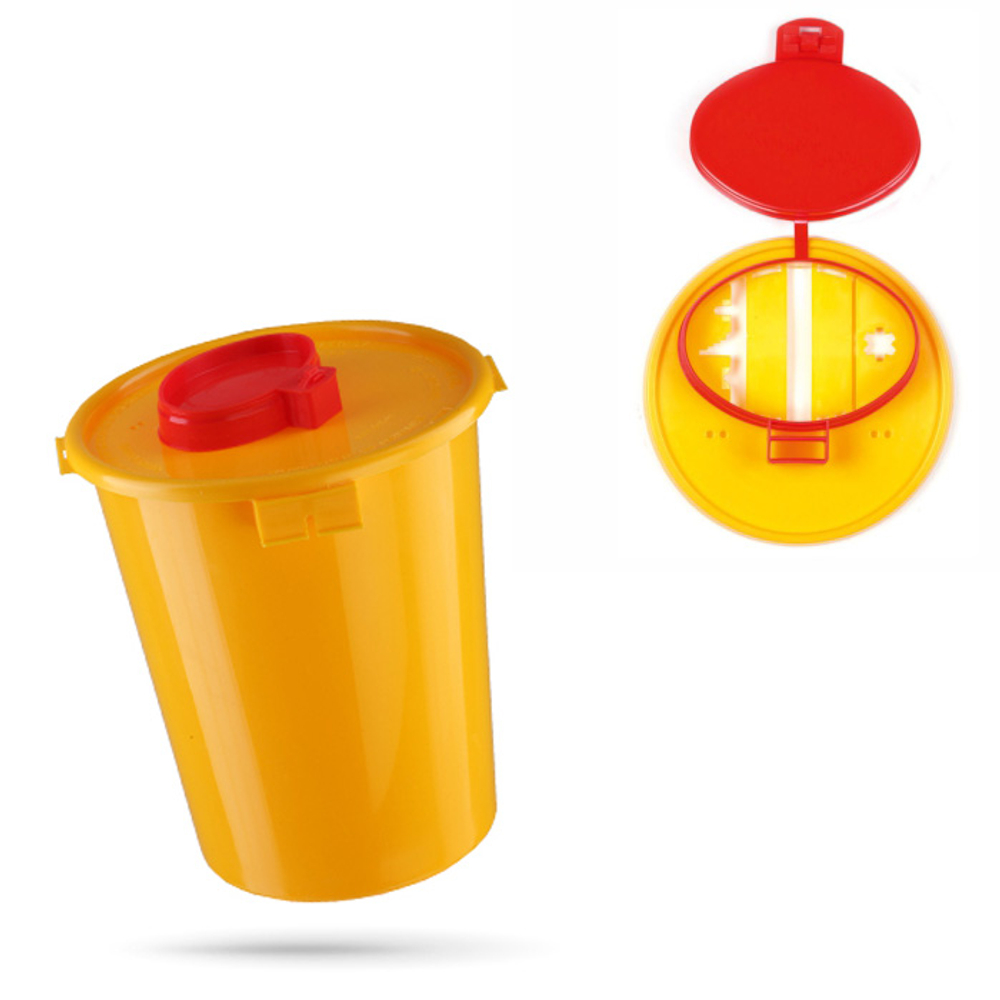 Контейнер д/сбора острого инструментария, 6,0л, кл. Б, стандарт, КМ-Проект (МК-01), шт.