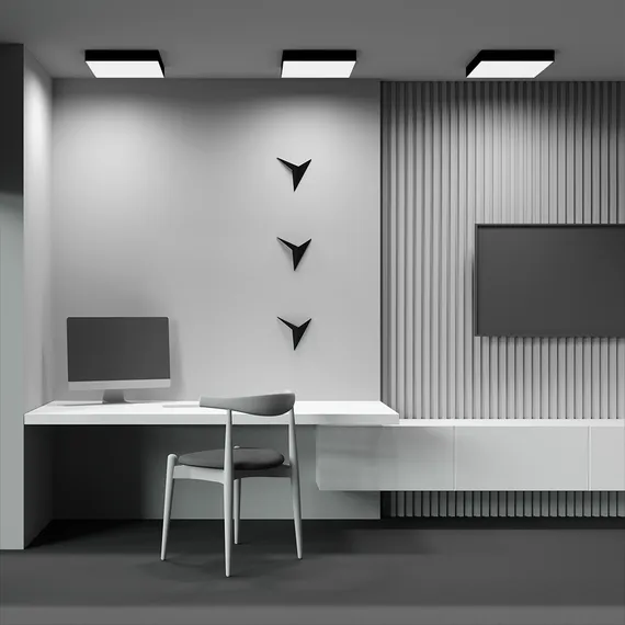 Потолочный светильник Зон / Zon 45 Вт 3000 К 120° Technical c032cl-45w3k-sq-b