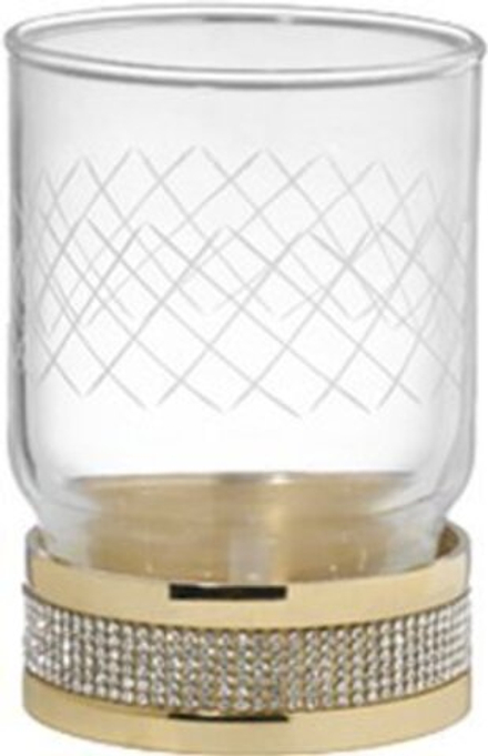 Стакан Boheme Royal Cristal 10931-G настольный золото