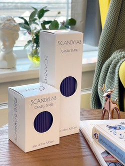 Декоративная свеча 7х10см SCANDYLAB Empire White SL-ES01