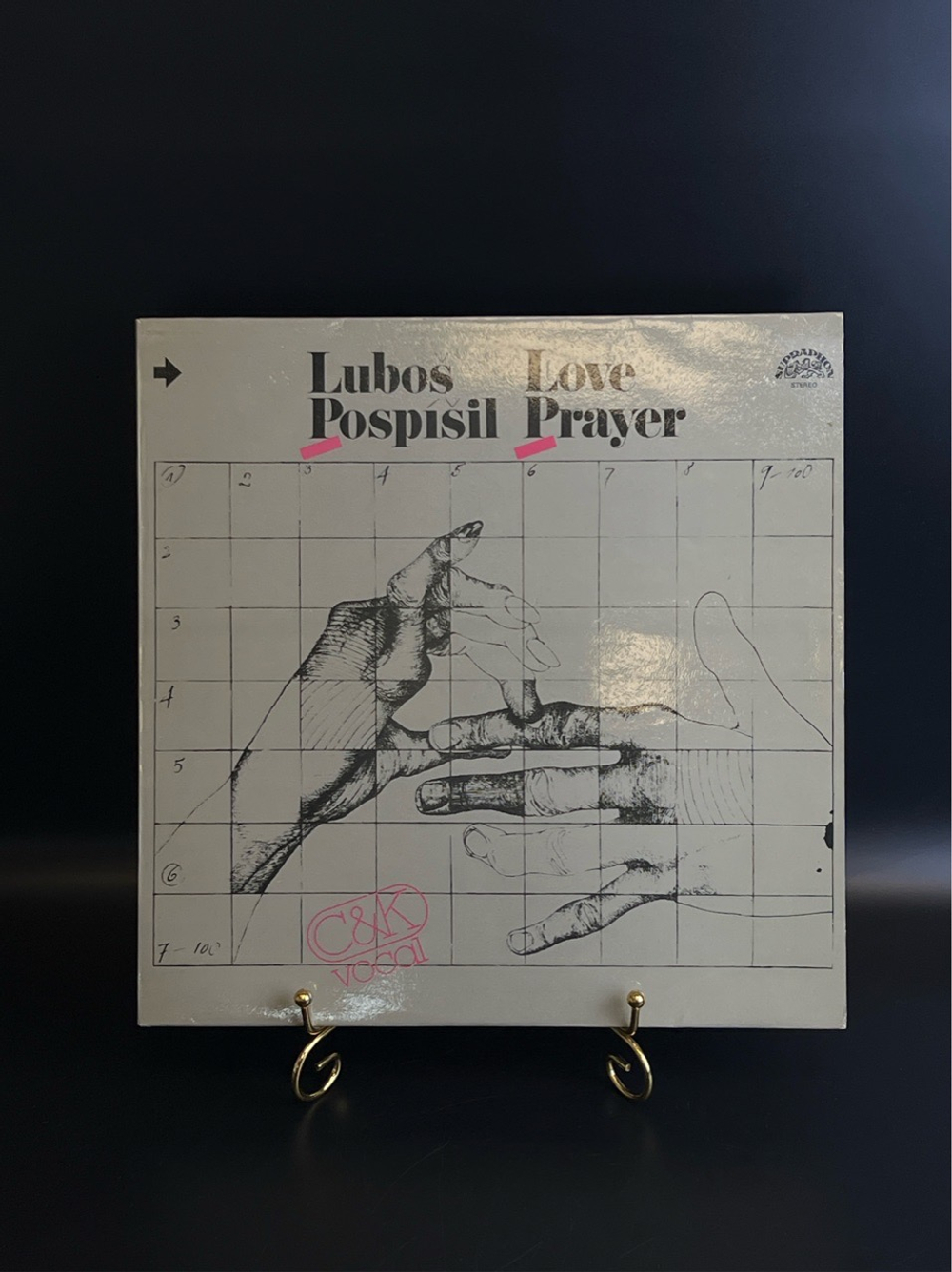 LP Lubos Pospisil - Love Prayer. Виниловая пластинка 12 дюймов. Supraphon Чехословакия 1982 год.