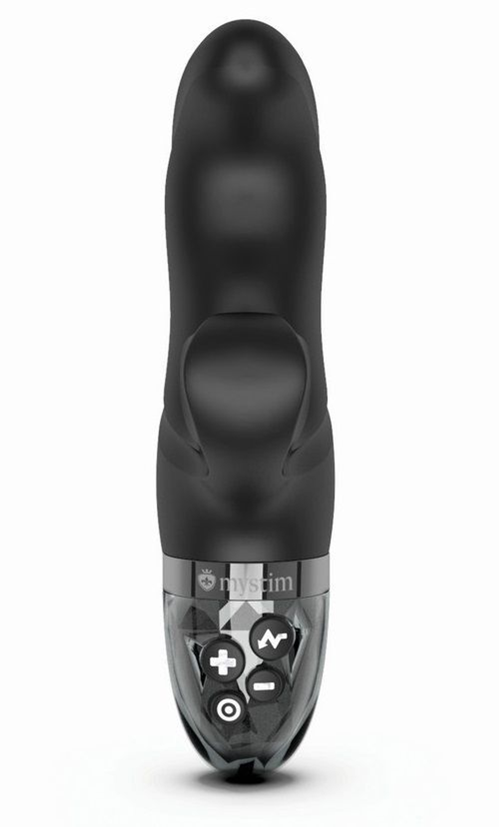 Черный вибратор-кролик с электростимуляцией Hop Hop Bob - 16 см. (Цвет: черный)